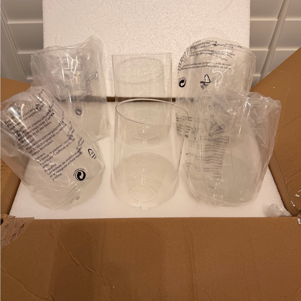 6 Pack Clear Glass Shades Replacement - Picture 7 of 11